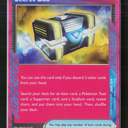 Pokemon 2024 Twilight Masquerade Secret Box ACE #163/167