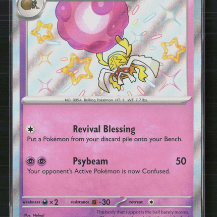 Pokemon 2024 Paldean Fates Rabsca #163/91