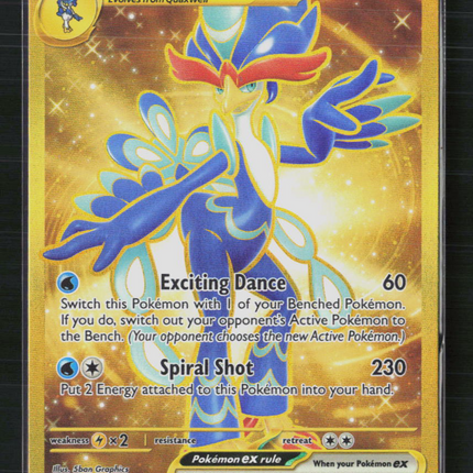 Pokemon 2023 Paldea Evolved Quaquaval EX HR #273/193