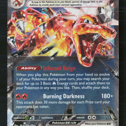 Pokemon 2024 Paldean Fates Charizard EX RR #54/91