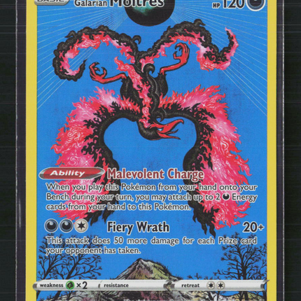 Pokemon 2023 Crown Zenith Galarian Moltres #SWSH284