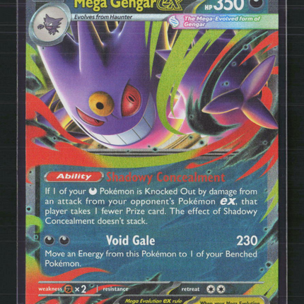 Pokemon 2025 Mega Evolution – Phantasmal Flames Mega Gengar EX #56/94