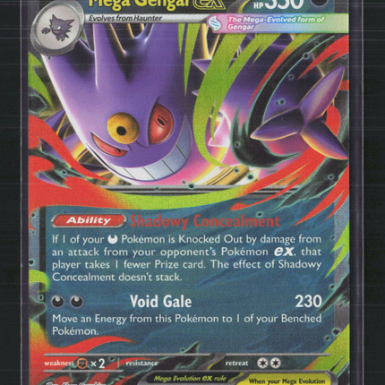 Pokemon 2025 Mega Evolution – Phantasmal Flames Mega Gengar EX #56/94