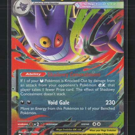 Pokemon 2025 Scarlet & Violet Phantasmal Flames Mega Gengar EX #56/94