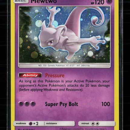 Pokemon 2017 Sun & Moon Mewtwo #SM77