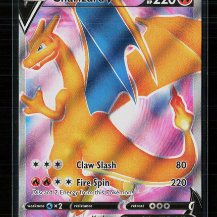 Pokemon 2020 Sword & Shield Charizard V FA #SWSH050