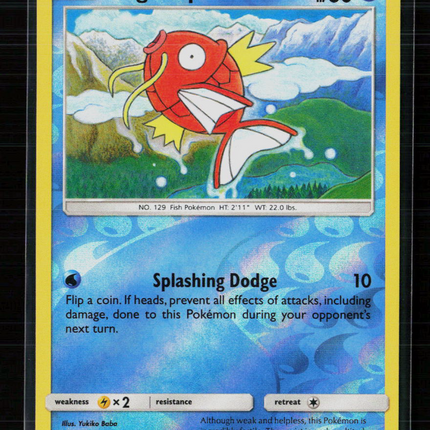 Pokemon 2017 Burning Shadows Magikarp #32/147 Reverse Foil