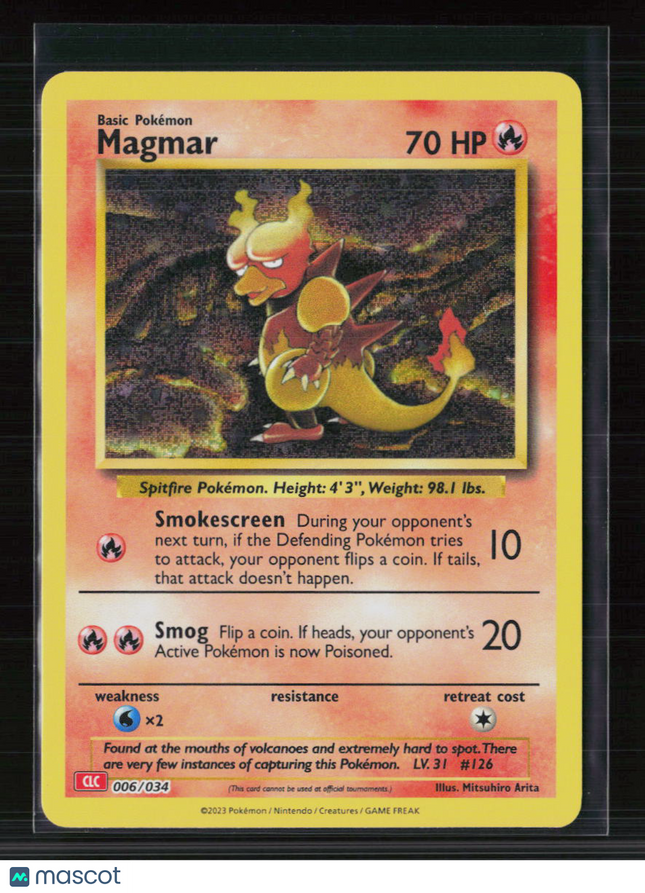 Pokemon 2023 Classic Collection Magmar #6/34