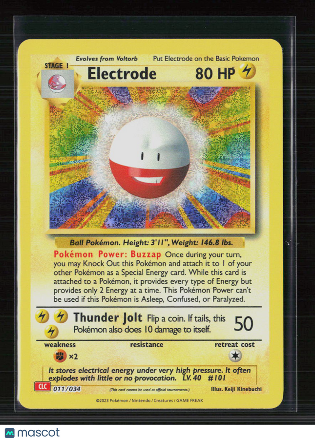 Pokemon 2023 Classic Collection Electrode #11/34