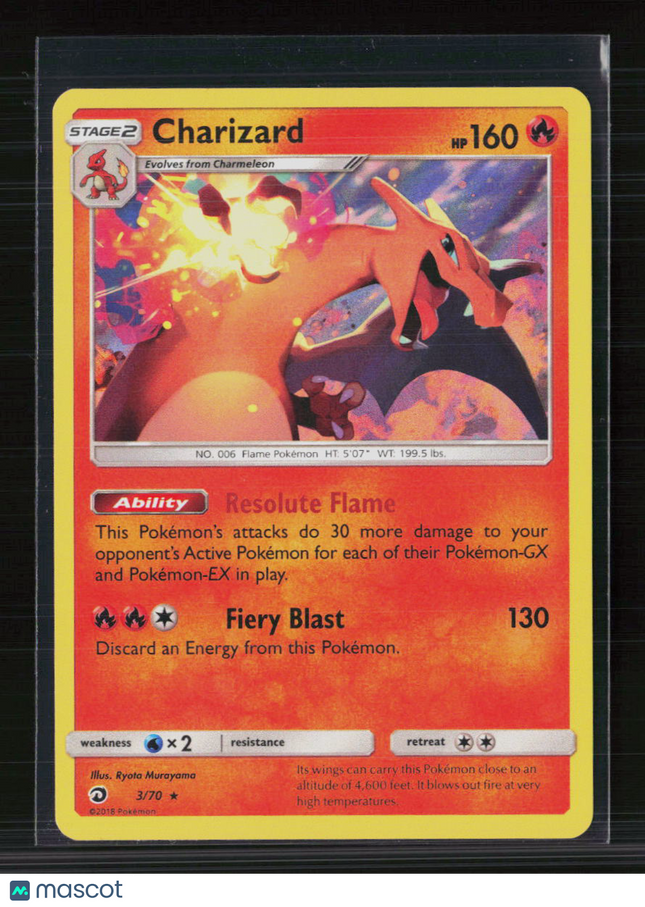 Pokemon 2018 Dragon Majesty Charizard #3/70