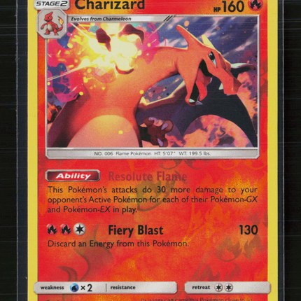 Pokemon 2018 Dragon Majesty Charizard Reverser Holo #3/70