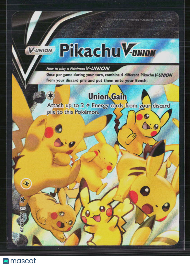 Pokemon 2021 Celebrations Pikachu V-Union FA #SWSH139