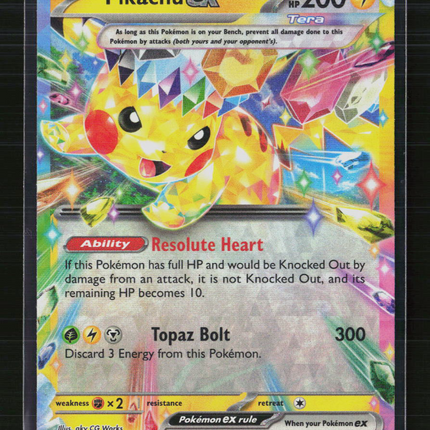 Pokemon 2026 Mega Evolution – Ascended Heroes Pikachu EX RR #57/217