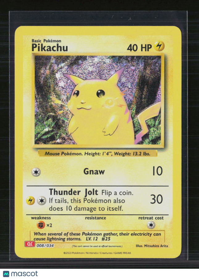 Pokemon 2023 Classic Collection Pikachu #8/34