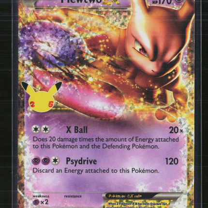 Pokemon 2021 Celebrations Mewtwo EX RA #54/99