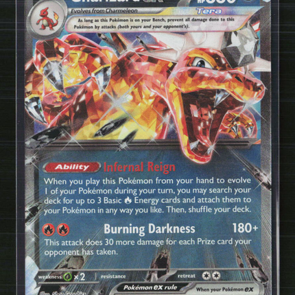 Pokemon 2024 Paldean Fates Charizard EX RR #54/91