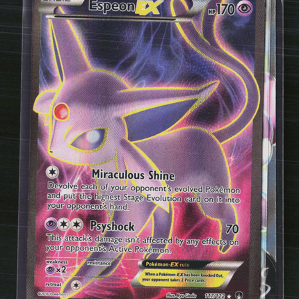 Pokemon 2016 BREAKpoint Espeon EX FA #117/122