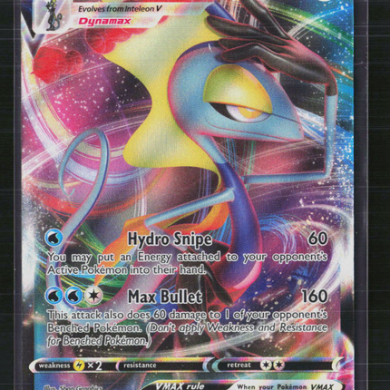 Pokemon 2020 Rebel Clash Inteleon VMAX #50/192