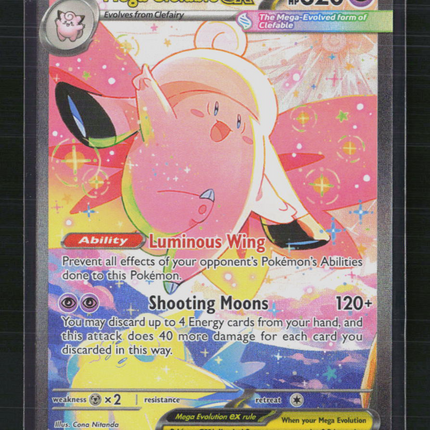 Pokemon 2025 Mega Evolution Mega Clefable EX SAR #119/88
