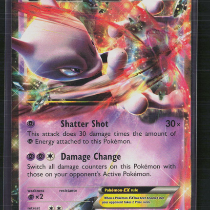 Pokemon 2015 BREAKthrough Mewtwo EX #62/162