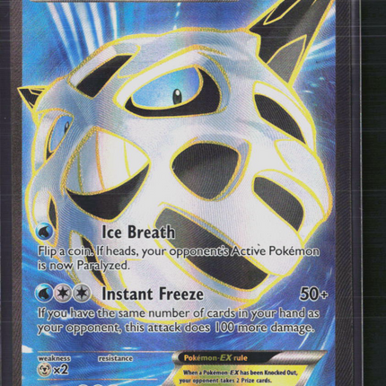 Pokemon 2015 BREAKthrough Glalie EX SR FA #155/162
