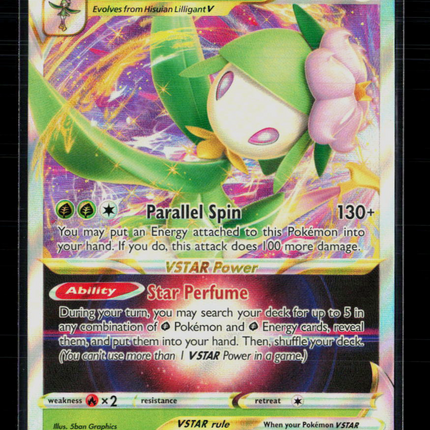 Pokemon 2022 Astral Radiance Hisuian Lilligant VSTAR #18/189