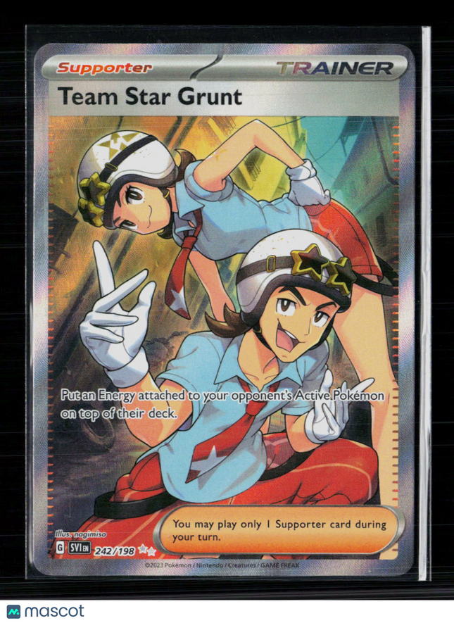 Pokemon 2023 Scarlet & Violet Team Star Grunt FA #242/198