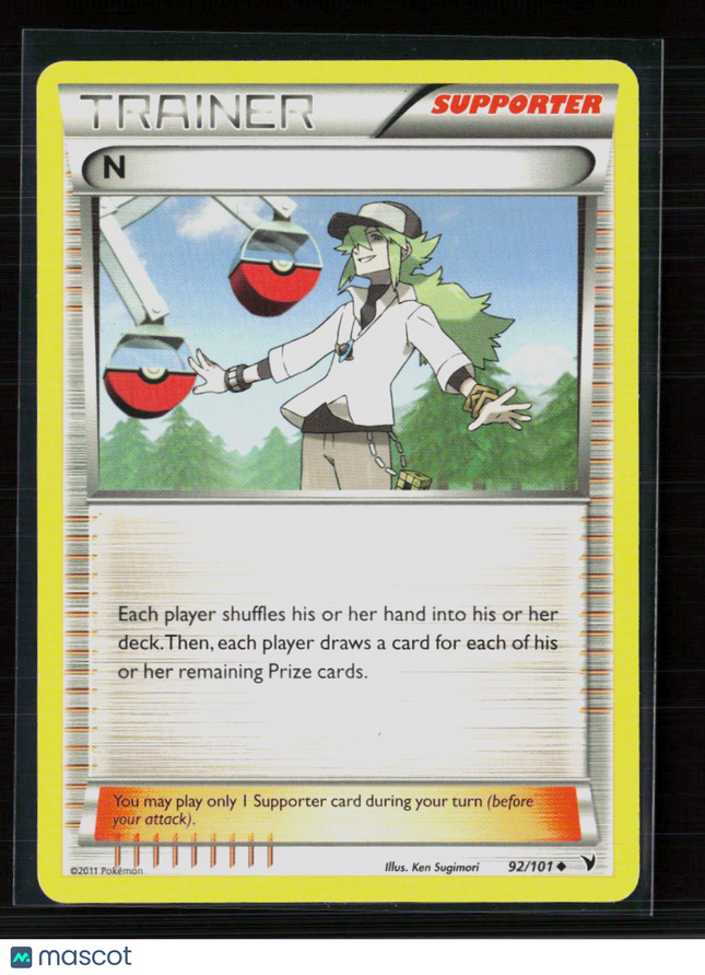 Pokemon 2011 Noble Victories N #92/101