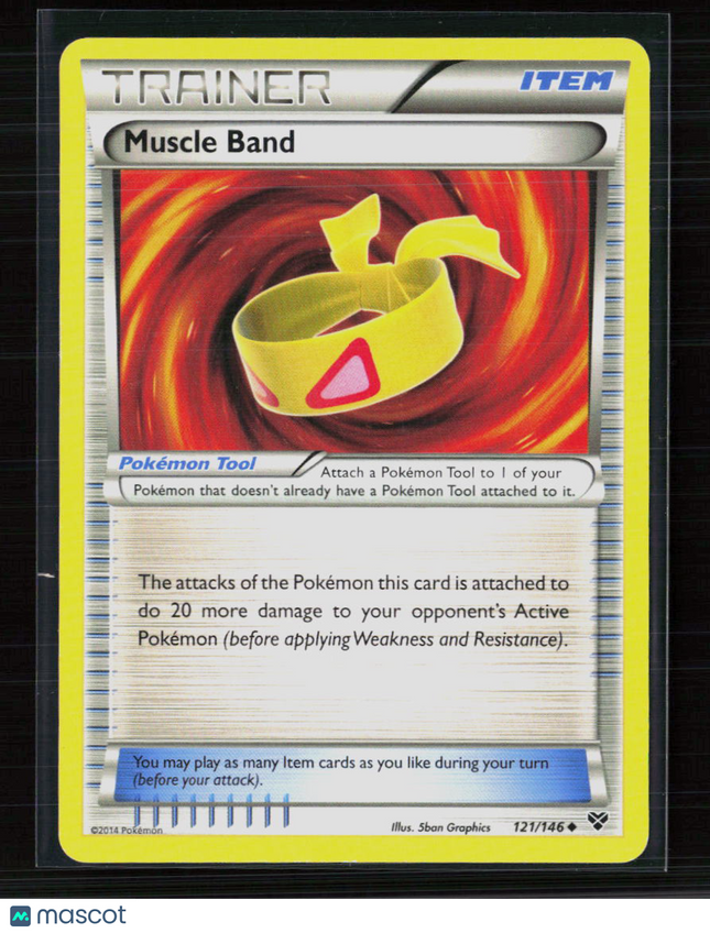 Pokemon 2014 XY Muscle Band #121/146
