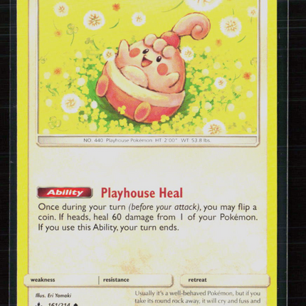 Pokemon 2019 Unbroken Bonds Happiny #161/214