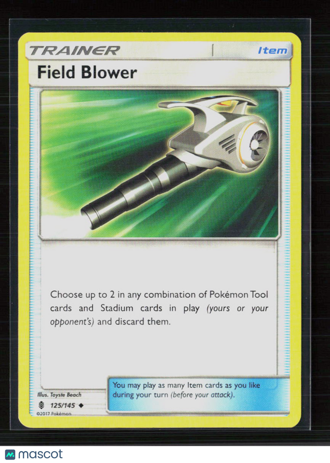 Pokemon 2017 Guardians Rising Field Blower #125/145