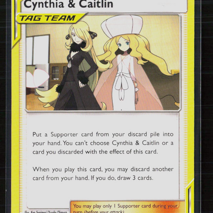 Pokemon 2019 Cosmic Eclipse Cynthia & Caitlin #189/236