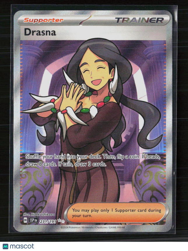 Pokemon 2024 Stellar Crown Drasna FA #231/191