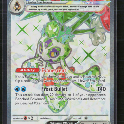 Pokemon 2023 Paradox Rift Froslass EX Full Art #217/182