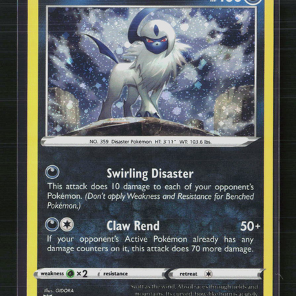 Pokemon 2022 Astral Radiance Absol #97/189 Cosmos Foil