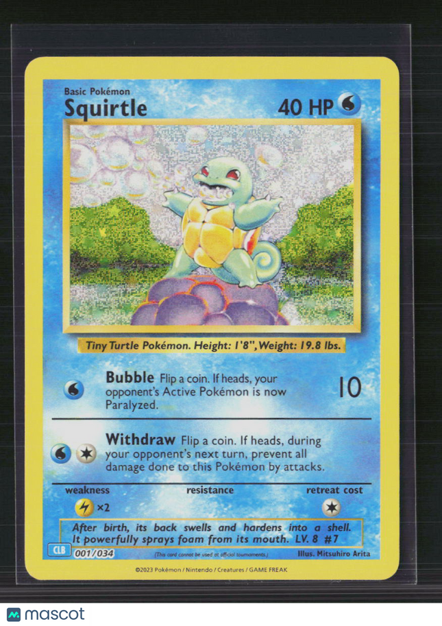 Pokemon 2023 Classic Collection Squirtle #1/34