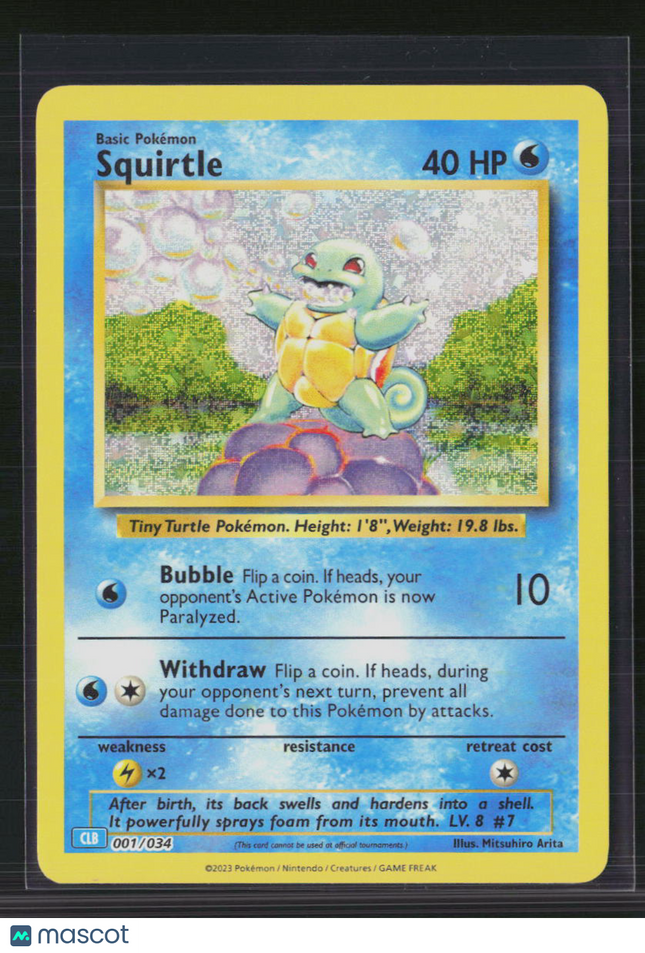 Pokemon 2023 Scarlet & Violet 151 Squirtle #1/34
