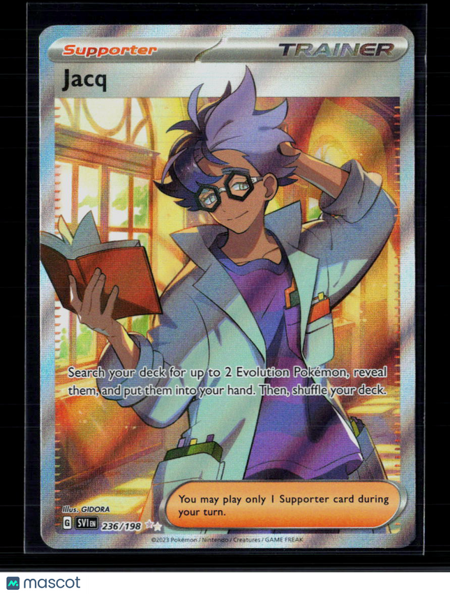 Pokemon 2023 Scarlet & Violet Jacq FA SAR #236/198