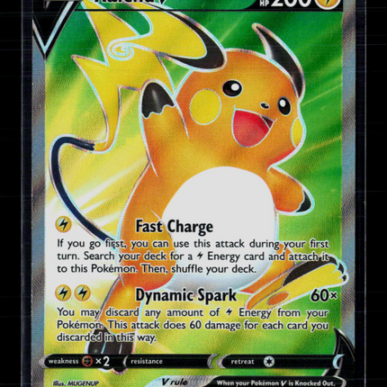 Pokemon 2022 Brilliant Stars Raichu V FA #158/172