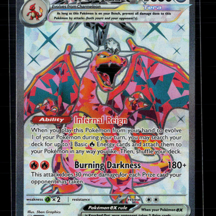 Pokemon 2023 Obsidian Flames Charizard EX SAR #215/197