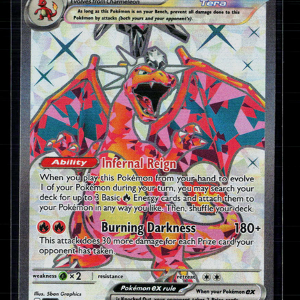 Pokemon 2023 Obsidian Flames Charizard EX FA #215/197