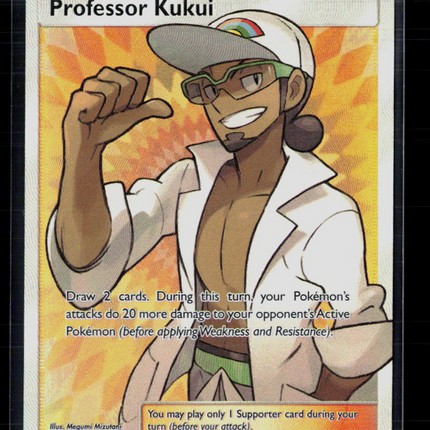 Pokemon 2017 Sun & Moon Professor Kukui SR FA #148/149