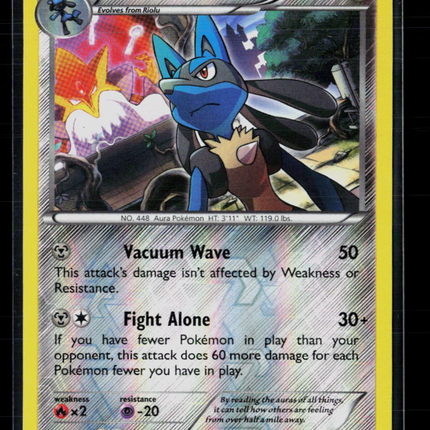 Pokemon 2016 Fates Collide Lucario #63/124