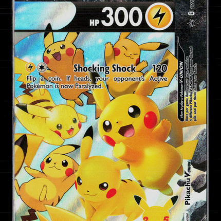 Pokemon 2021 Celebrations Pikachu V-Union #SWSH140