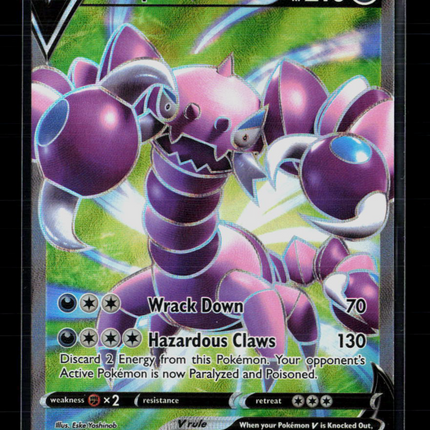 Pokemon 2020 Vivid Voltage Drapion V #175/185