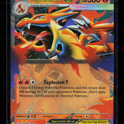 Pokemon 2025 Mega Evolution Mega Charizard Y EX #030