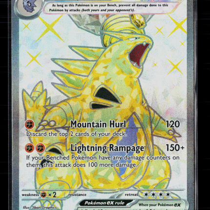 Pokemon 2023 Obsidian Flames Tyranitar EX SR FA #211/197