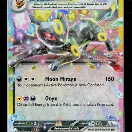Pokemon 2025 Prismatic Evolutions Umbreon EX FA #60/131