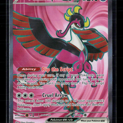 Pokemon 2024 Shrouded Fable Fezandipiti EX SAR #84/64