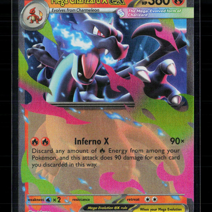 Pokemon 2025 Mega Evolution Mega Charizard X EX #029